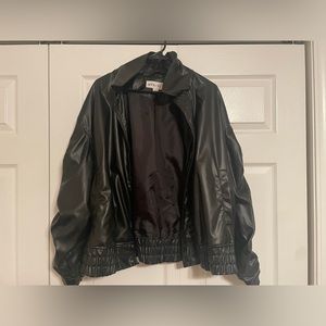 NWOT Black Leather Jacket